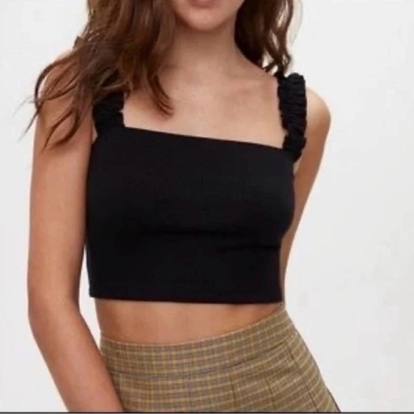 SUNDAY BEST Firecracker Cropped Ribbed Tank - Picture 2 of 6